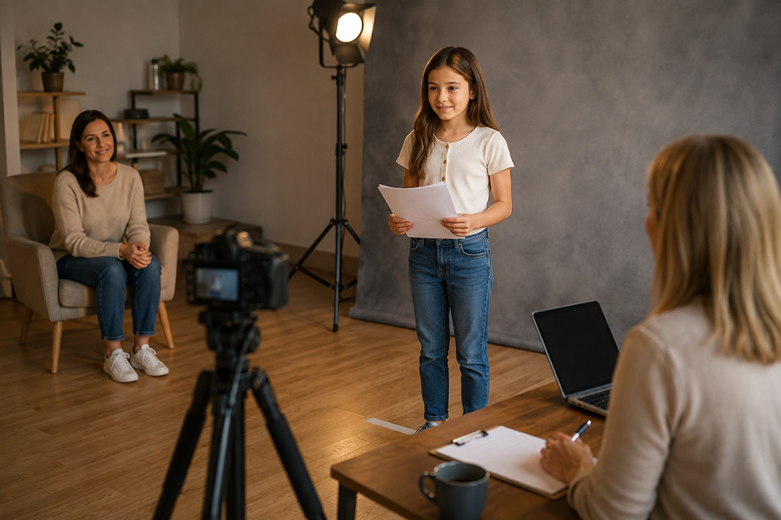Ako pripraviť dieťa na prvý casting